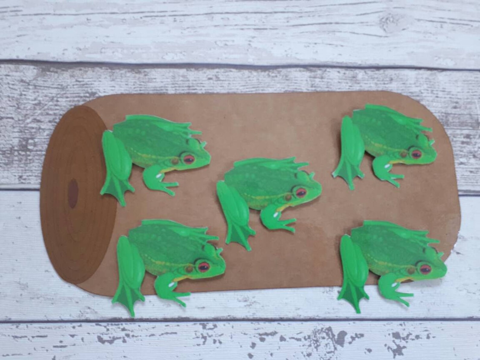 5 Little Speckled Frogs Counting Song Maths Educational - Etsy UK