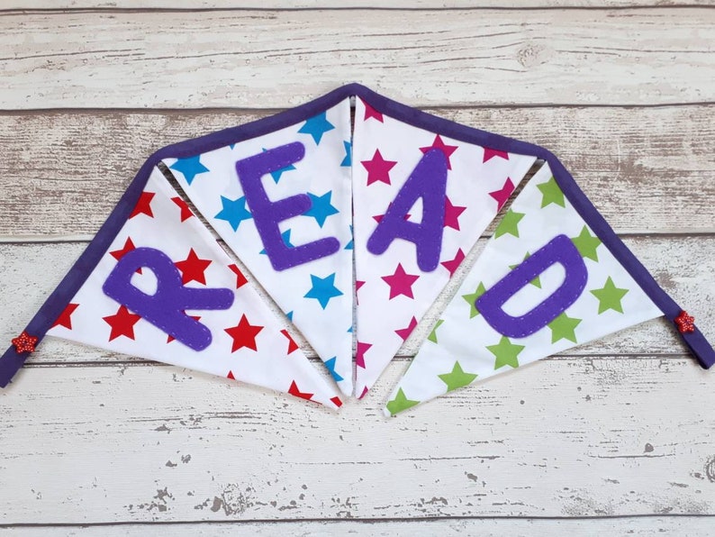 Reading corner bunting book corner bunting classroom book Etsy