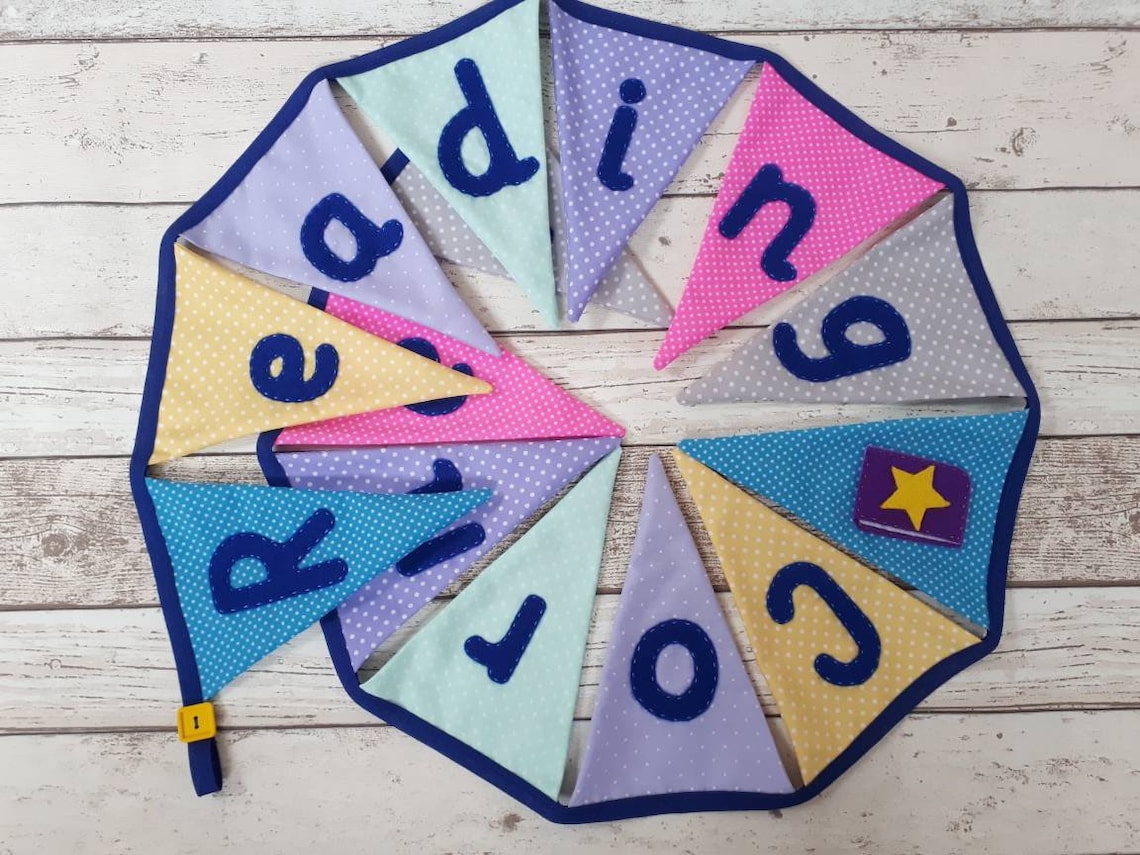 Book corner bunting reading corner banner classroom book Etsy