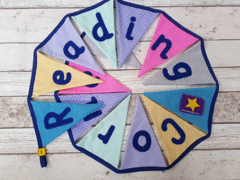 Reading corner bunting book corner bunting classroom book Etsy
