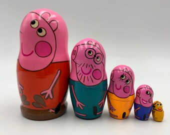 peppa pig nesting dolls