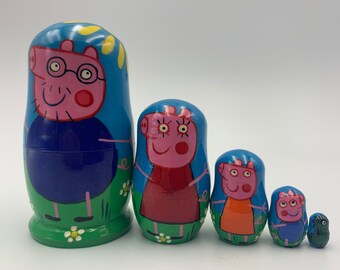peppa pig russian dolls