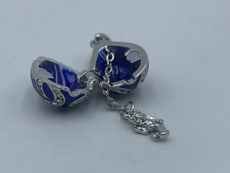Russian Handmade Egg Pendant Decorative Enamel Pendant