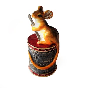 Mouse Decorative Enamel Thimble/ Gift/ Christmas Gift/ Souvenir