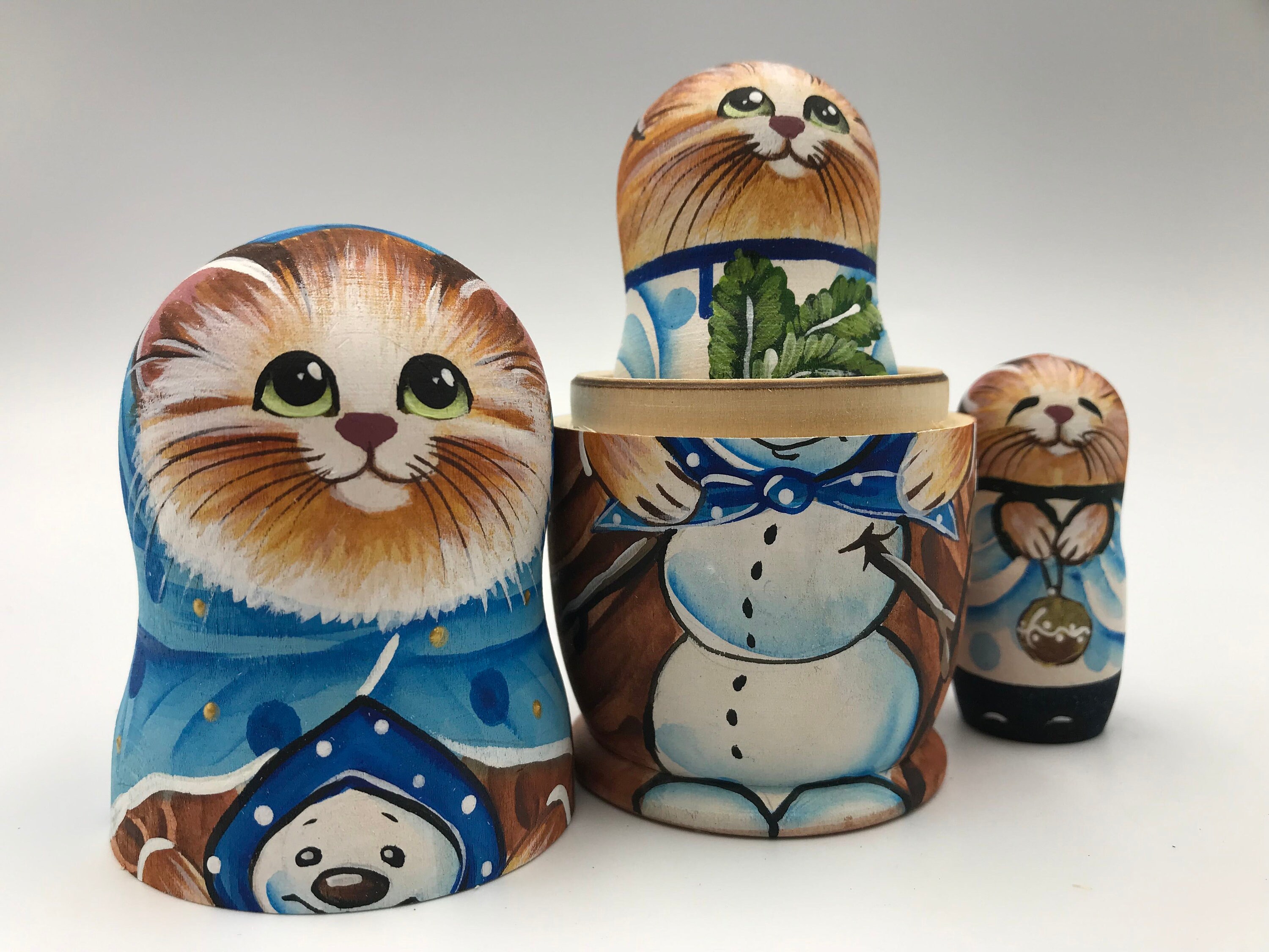 cat nesting dolls
