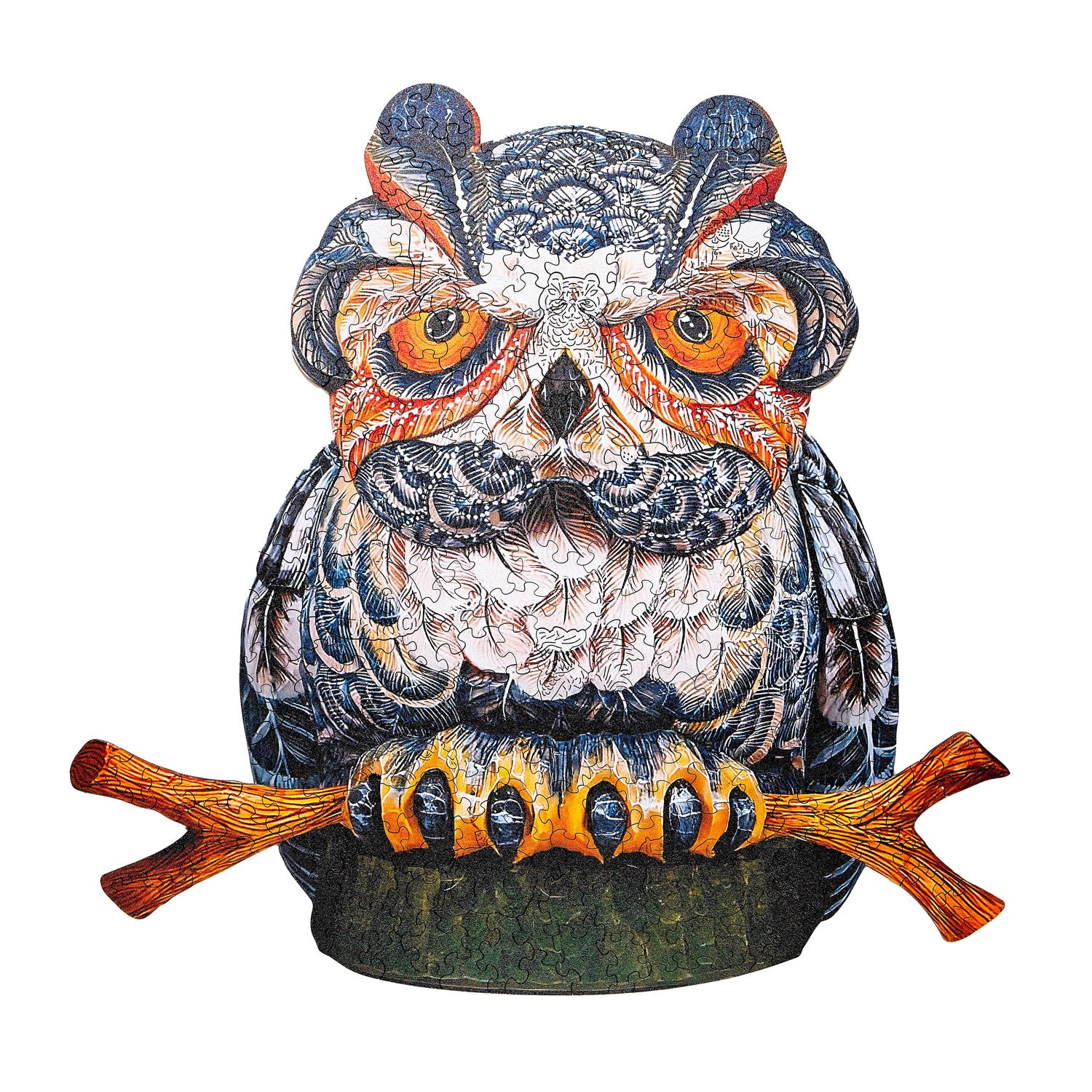 HappyOwl Animals Wooden Jigsaw Puzzle | Owl Puzzle | Laser Cut, Premium Wood, Unique Shape, for Adul