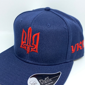 Ukrainian trident baseball cap. Gift for him. Ukrainian souvenir