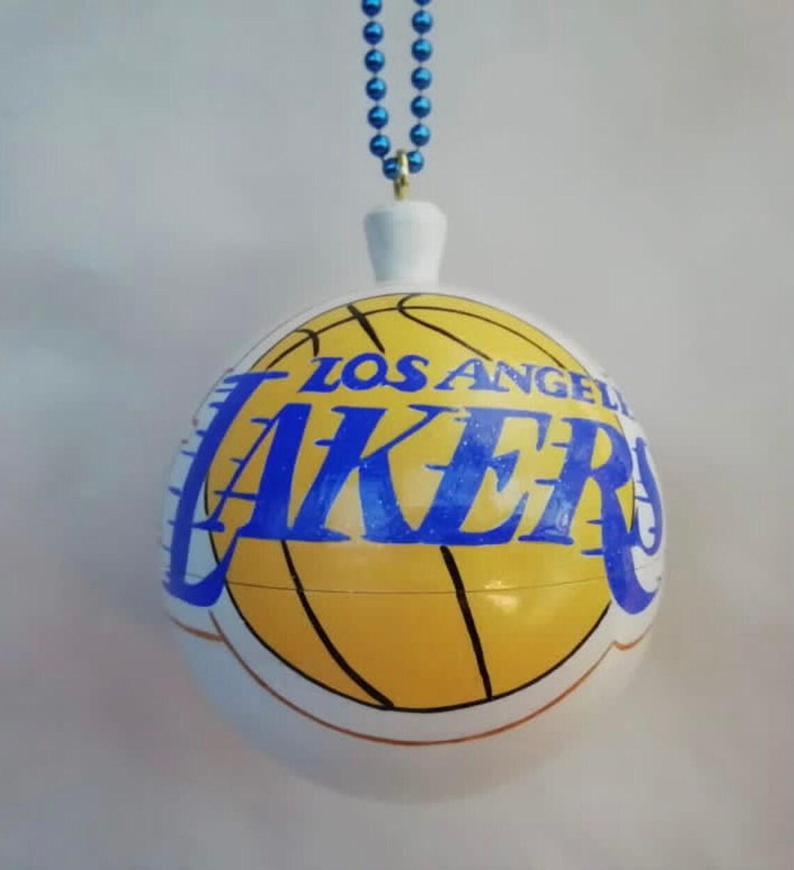 3.7 Wooden Christmas Ornament Los Angeles Lakers Hand  Etsy