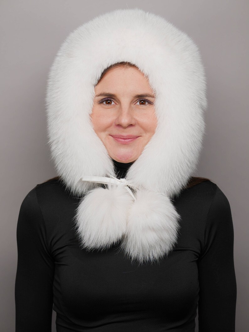 Woman Winter Fur Hat White Polar Fur Hat Luxury Woman Hat Etsy