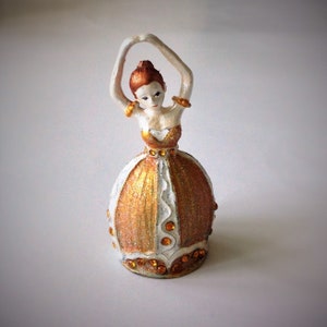 Ballerina Decorative Enamel Thimble  Gift  Christmas Gift  Souvenir Thimble