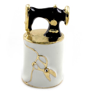 Sewing machine Decorative Enamel Thimble/ Gift/ Christmas Gift/ Souvenir