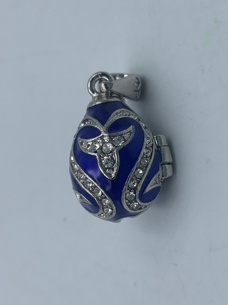 Russian Handmade Egg Pendant Decorative Enamel Pendant
