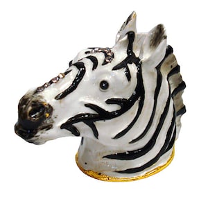 Zebra Decorative Enamel Thimble  Gift  Christmas Gift  Souvenir Thimble