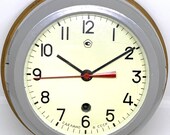 Russian Soviet Wrist Wall Submarine 1991 Clock Mechanical Wind Up Gift For Him Limited Edition