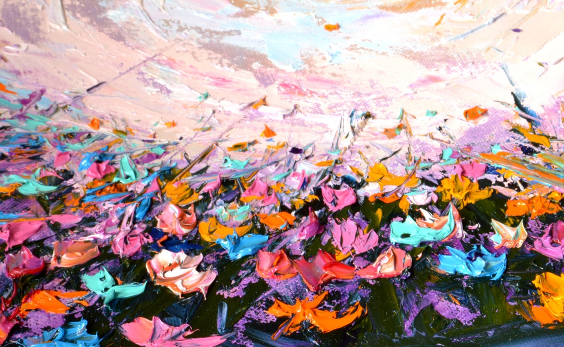 Extra Large Wall Art Abstract Oversize Huge Wall Art Mint Etsy