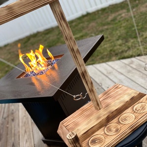 Ring toss game ALREADY ASSEMBLED table top ring toss game, handmade rig toss game, man cave games, tailgating party games, drinking games