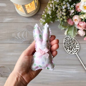 Easter cute little bunnies Easter Bunny Easter Gift Easter decoration White bunny image 1