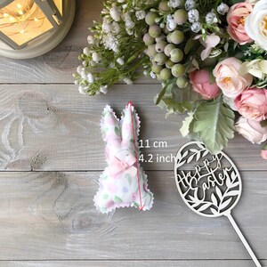 Easter cute little bunnies Easter Bunny Easter Gift Easter decoration White bunny image 5