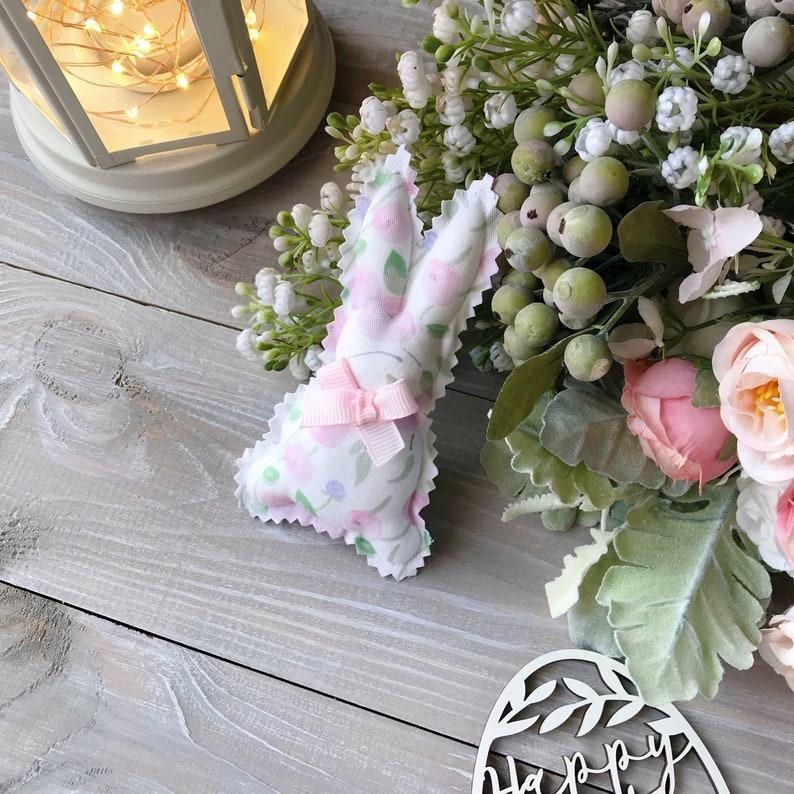 Easter cute little bunnies Easter Bunny Easter Gift Easter decoration White bunny image 4