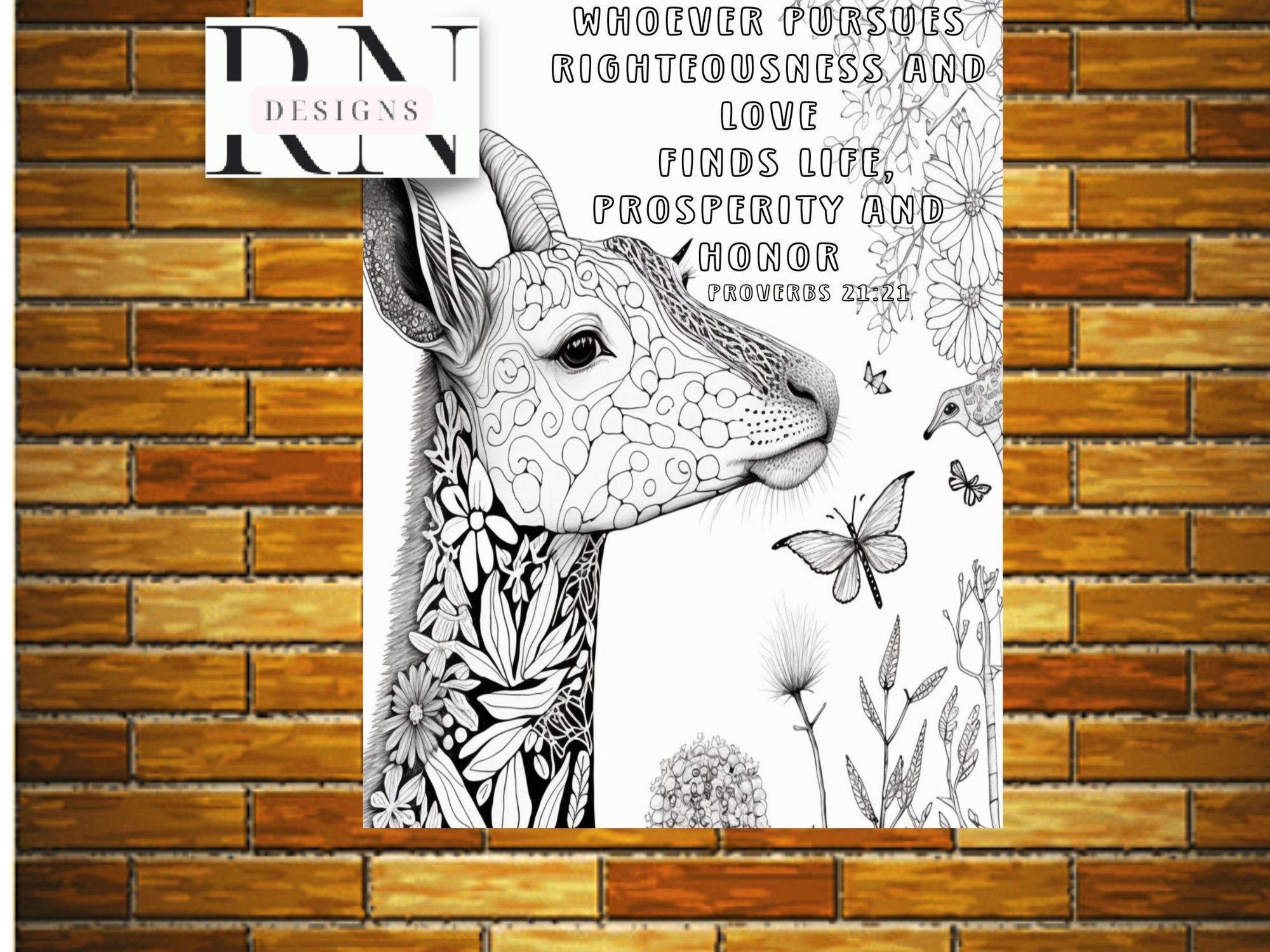 Animal Coloring Pages: 20 Quote Animals Adult Coloring Book by Rual ...