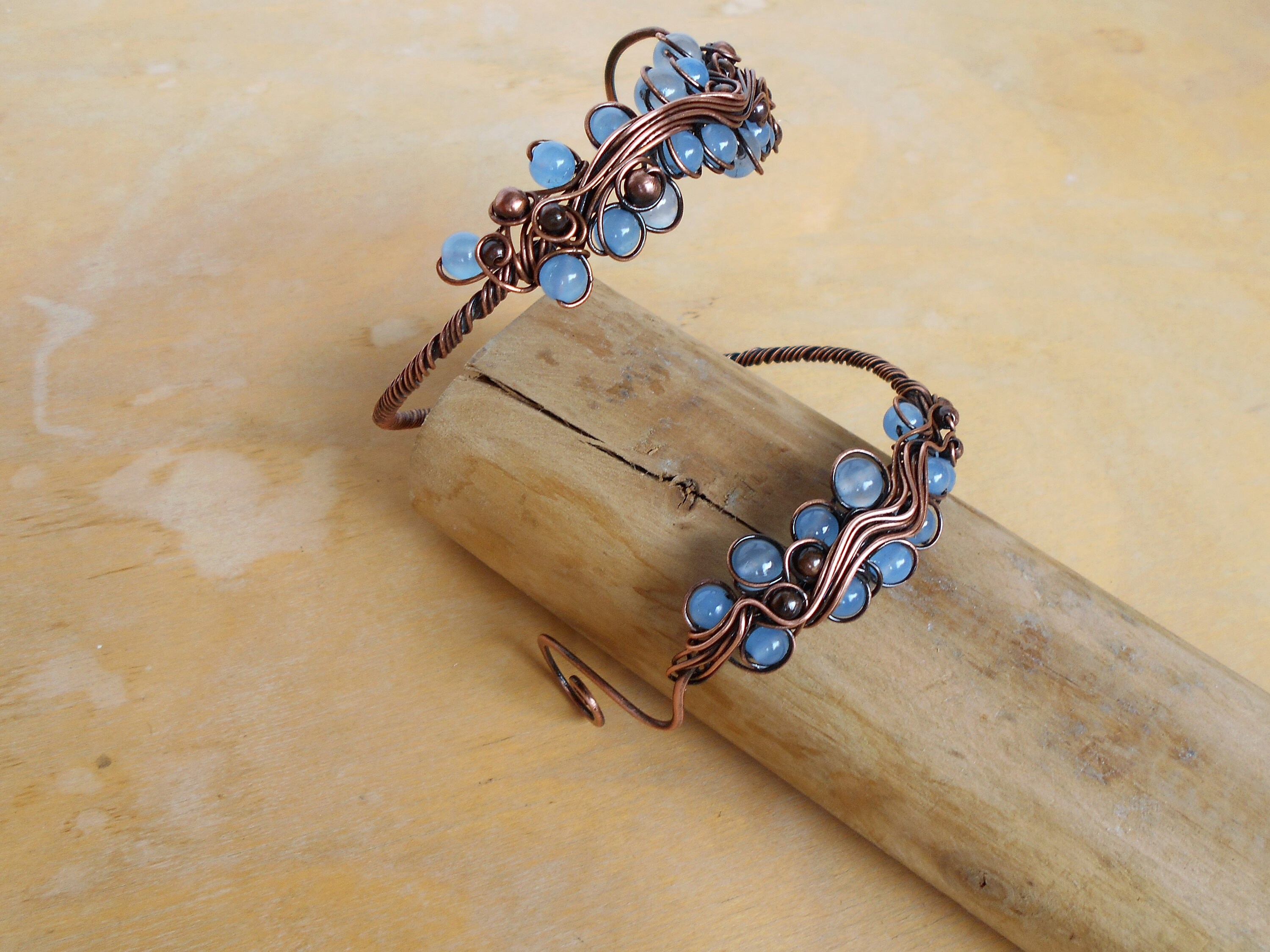 Blue Arm Cuff Bracelet Arm Cuff Bracelet Upper Arm Cuff Armlet Etsy