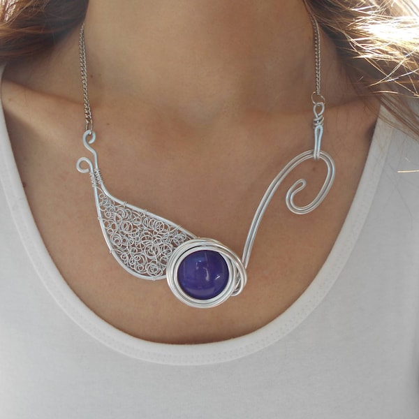 Fashion Bib Necklace Etsy