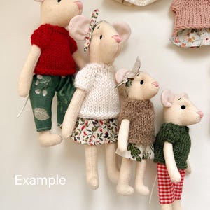 Maileg Christmas Clothes, Doll House Puppets