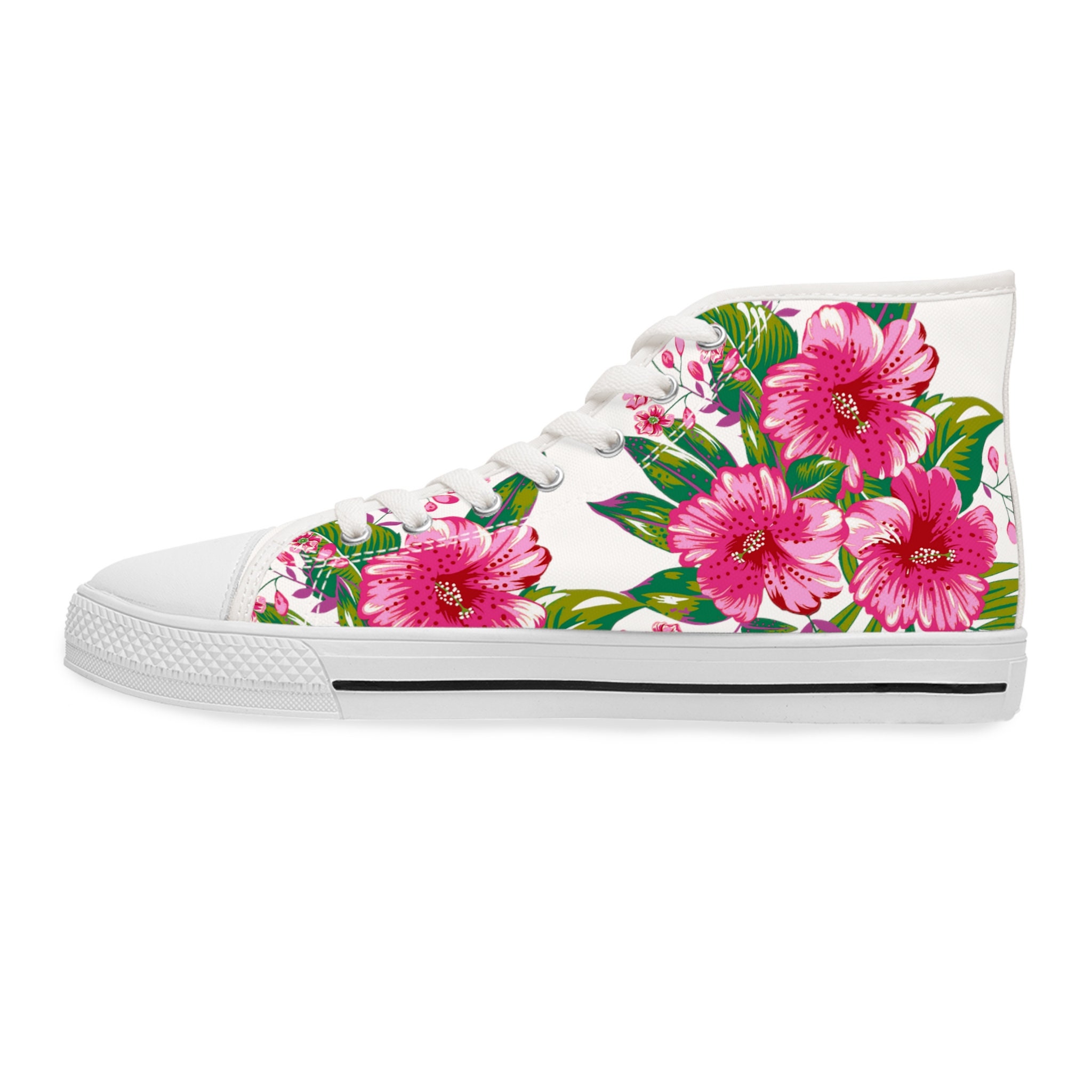 White sneakers with flowers shop