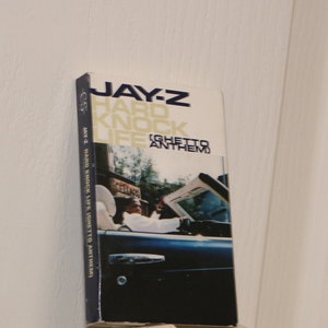 Jay-Z Jigga Hard Knock Life / Money Cash Hoes Cassette Tape Music Vintage 1990s 1980s Hip-Hop Rap Dance Music Boombox and Walkman