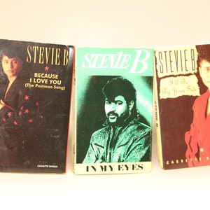 Stevie B Cassette Collection Freestyle Party 1980s-1990s Singles Your Body Vintage Club Lowrider Dance Music Hip Hop Old School Electro