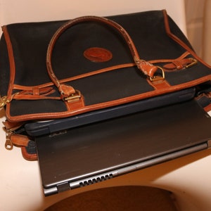 Dooney & Bourke BRIEFCASE 1980s-1990s Laptop Bag PURSE Vintage 90s ...