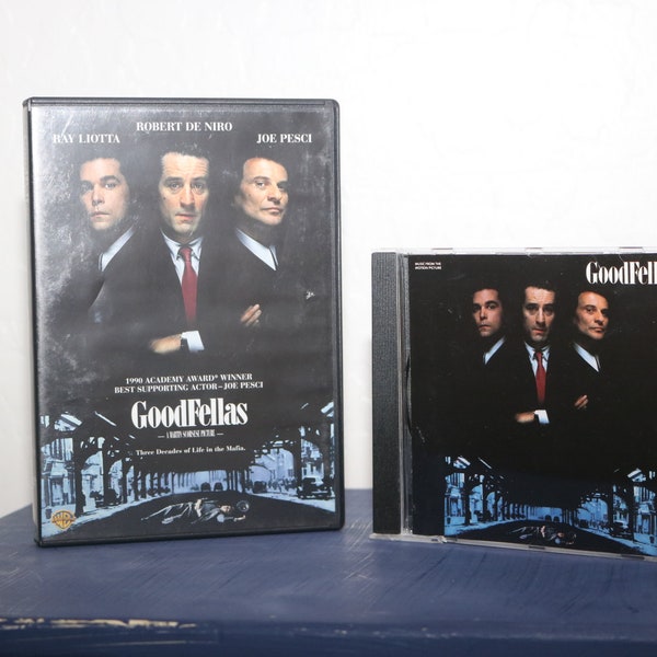 GoodFellas CD + DVD Video (1990) Mafia Movie Robert De Niro Ray Liotta Joe Pesci Lorraine Bracco Paul Sorvino Good Fellas