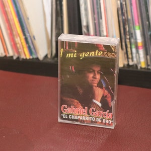 Gabriel Garcia Cassete Década de 1990 &quot;El Chaparritto De Oro&quot; Tape Latina Latino Brown Mexican Banda Salsa Kumbia Rock en Espanol