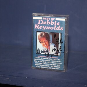 Debbie Reynolds (1991) Autograph on Cassette Best of Collection Tape Vintage Tammy Bachelor A Very Special Love Am I That Easy to Forget