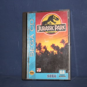 Jurassic Park 1993 SEGA CD Genesis Video Game image 1