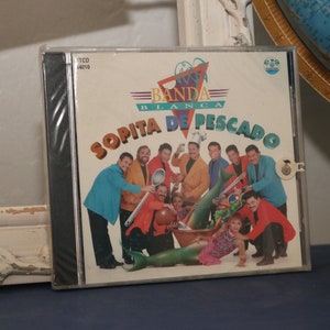 Banda Blanca CD (1995) Sopita de Pescado Fono Visa Sealed CD Tex Mex Latina Latino Brown Mexican Banda Rock en Espanol
