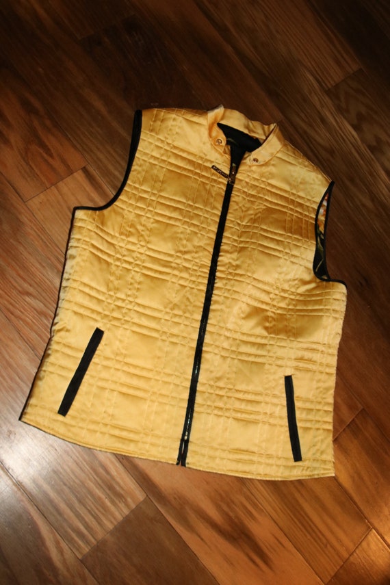 St. John Couture VEST (1998) Women Quilted Hip Ho… - image 2