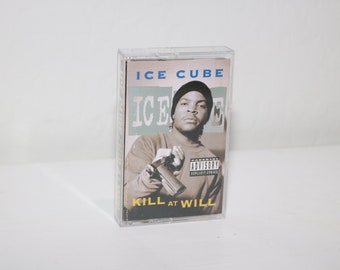 ICE Cube (1990) Cassette Kill at Will Tape Rap n.w.a. Sir Jinx