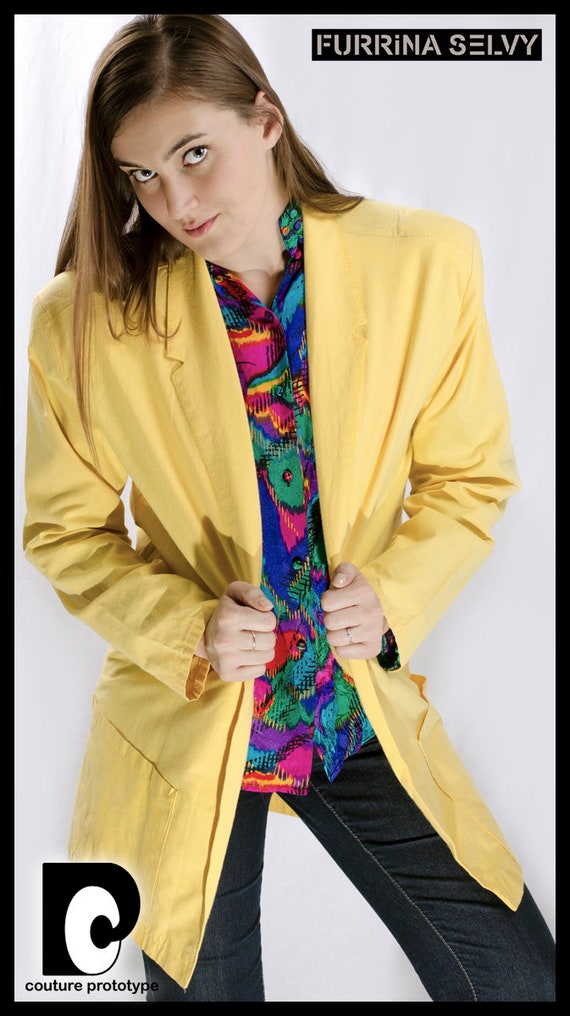Selvy & Co. Bebe LTD Yellow Blazer One size fits … - image 1