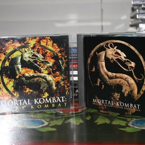 Mortal Kombat 1 + More Kombat (1995-1996) CD Movie Soundtrack Robin Shou Talisa Soto Brian Thompson Kahn Kitana Liu Kang Rayden Video Game