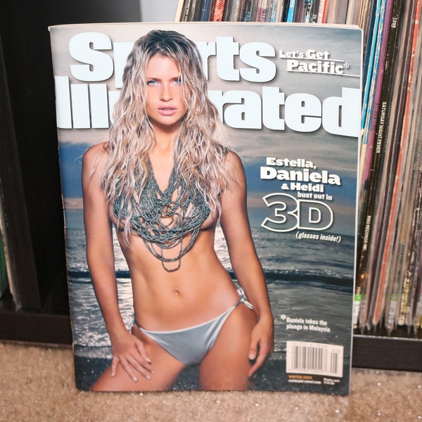 SI Swimsuit Edition (2000) Sports Illustrated Daniella Heidi Klum Bikini Thong Swim Suit Fashion Vintage 1990s