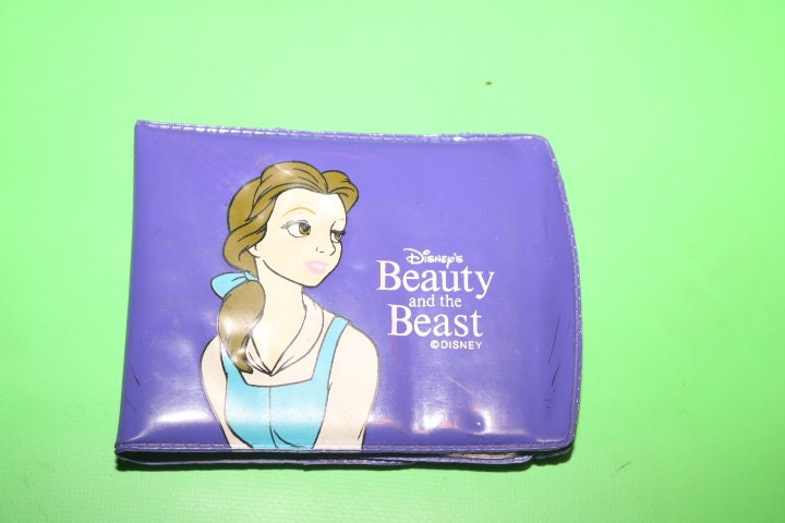 Beauty and the Beast Disney 1991 Girl Wallet From Movie 1990s Belle Beast  Gaston Lumière Lumiere Cogsworth - Etsy