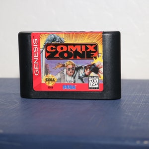Comic Zone Sega Genesis Game 1995 Vintage 1990s for the Genesis / Nomad Video Game System