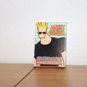 Johnny Bravo tv-programma speelkaarten Cartoon Network vintage animatie uit de jaren 90