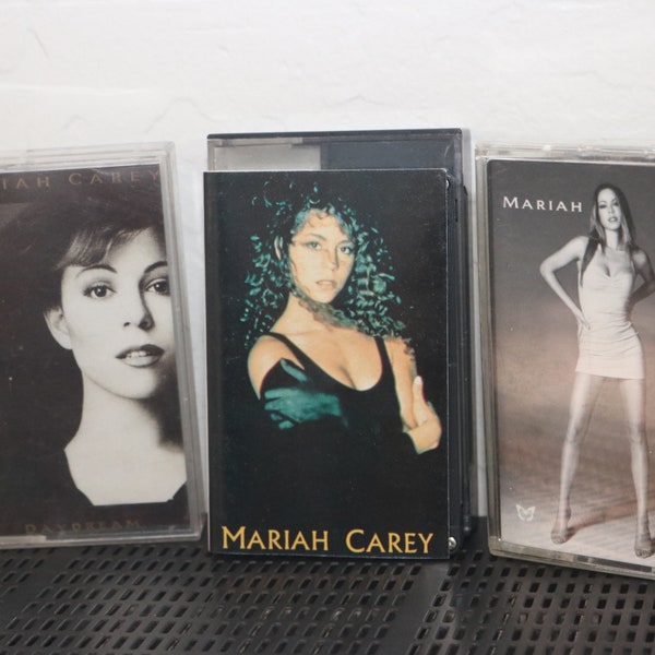 Mariah Carey Cassette Collection 1990s 3X Cassette Tape Lot Dance Music Pop Hip Hop Rap Soul R&B Music Television Mariah's World