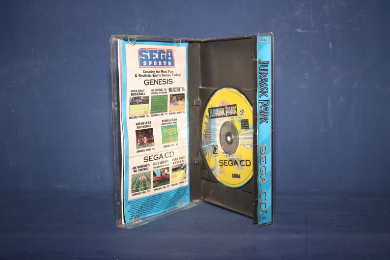 Jurassic Park 1993 SEGA CD Genesis Video Game image 2