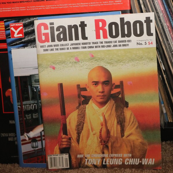 Giant Robot (1996) Magazine on Chinese Martial Arts and Japanese Monster Robot Culture Godzilla Ultraman Vintage 1990s