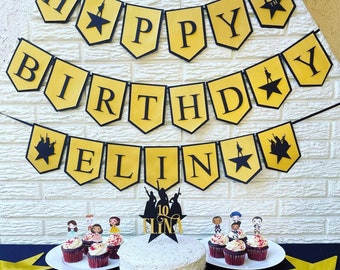 Hamilton Birthday Banner, Hamilton Musical inspired Birthday Banner, Hamilton Banner inspired