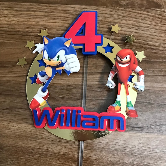 Sticker troquelados cumpleaños Sonic!!🎂