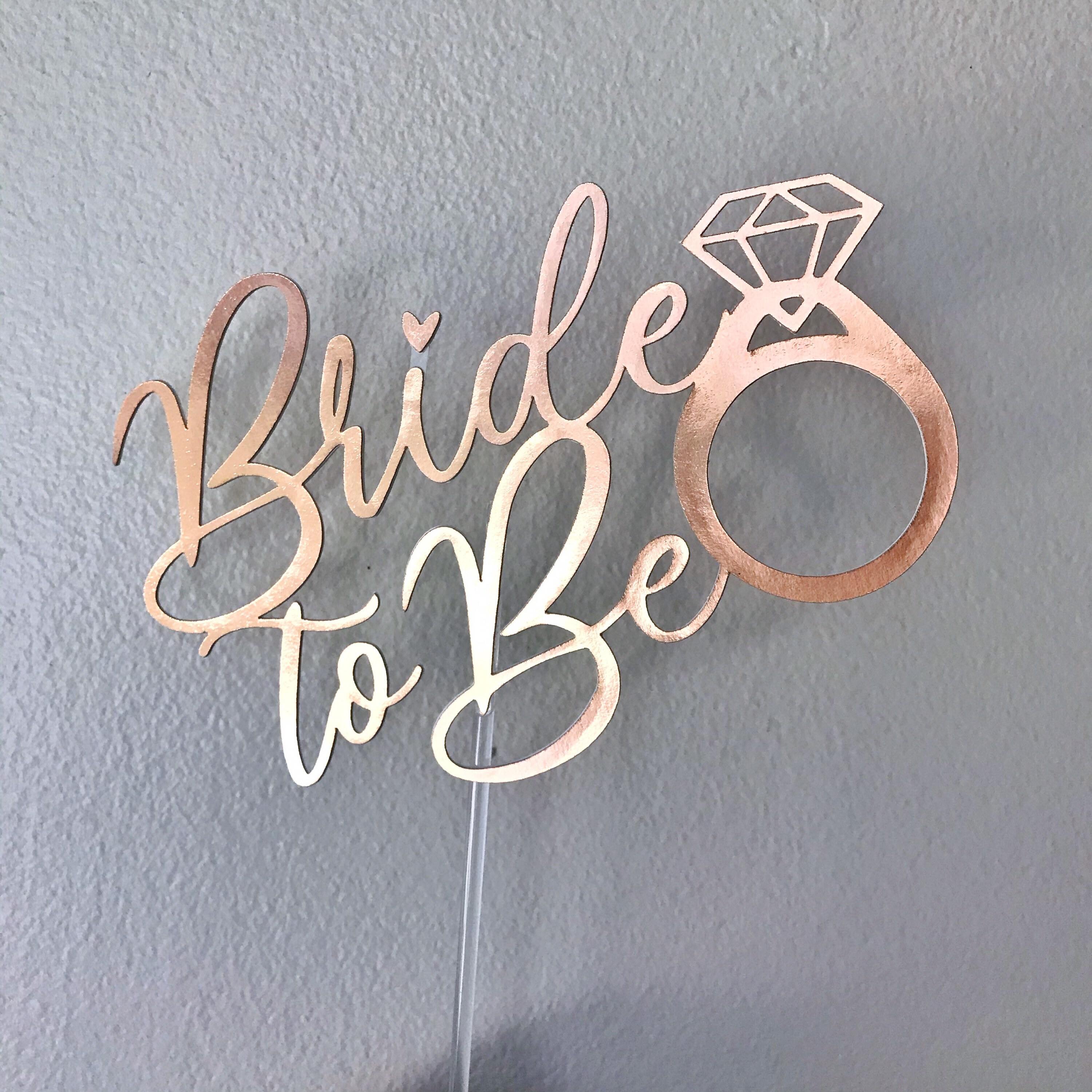 Bride to be Cake Topper Bridal Shower Cake Topper Etsy
